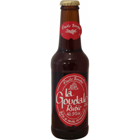 La Goudale Rubis (bière aux fruits rouges) 25 cl