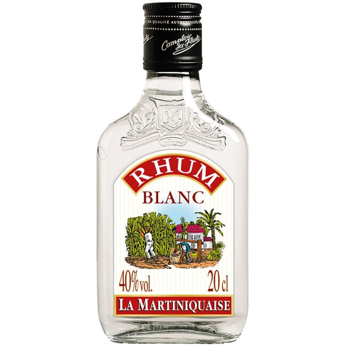 Rhum Blanc La Martiniquaise 40 % 20 cl